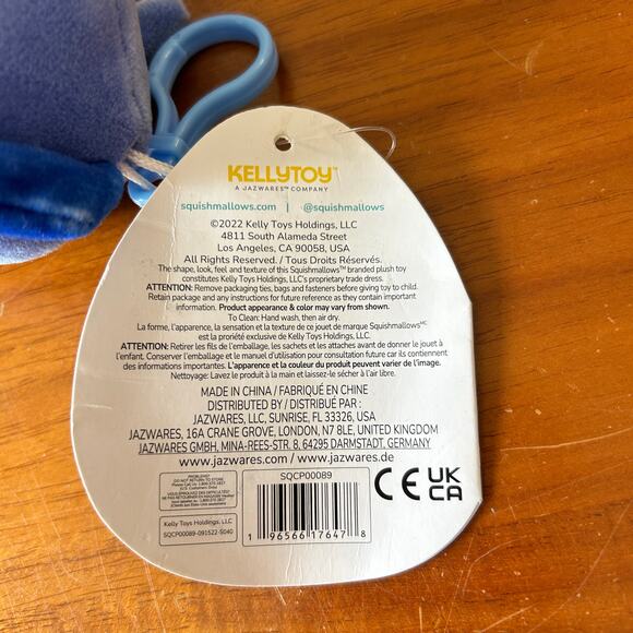 Squishmallows Keychain Swish Shark NWT - Picture 6 of 6